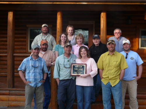 Lodge of the Year Photo with Staff