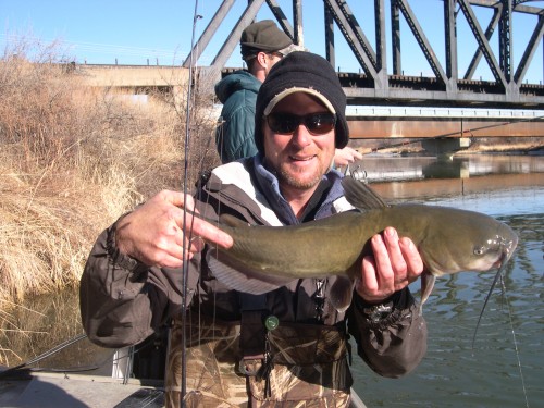 John with a Catfish