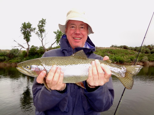 A great Bighorn Rainbow!
