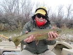 Joe with a nice rainbow in April.  2013