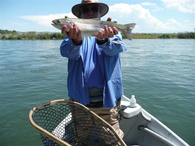 Stuart with a beautiful rainbow!